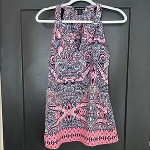 Cynthia Rowley Pink and blue Paisley Blouse